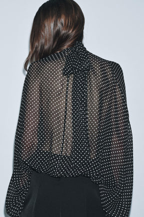 Polka Dot Blouse with