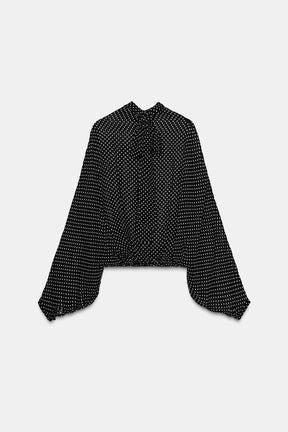Polka Dot Blouse with