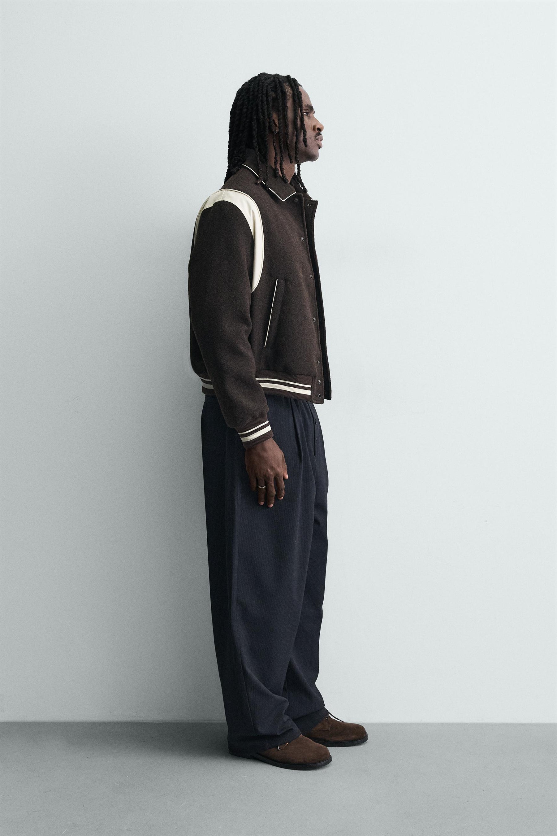 Bomberjacke mit Kontrastfarben