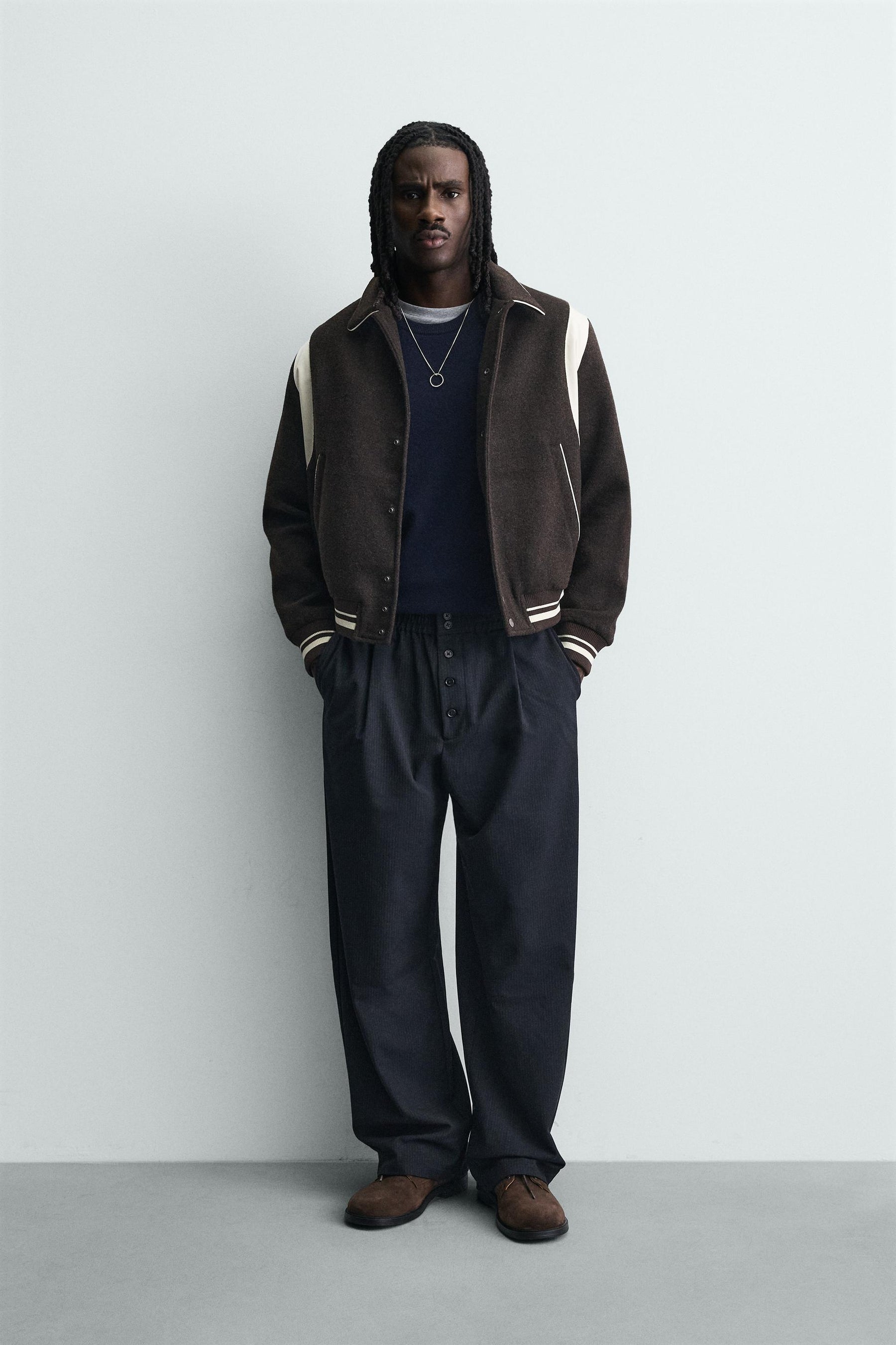 Bomberjacke mit Kontrastfarben