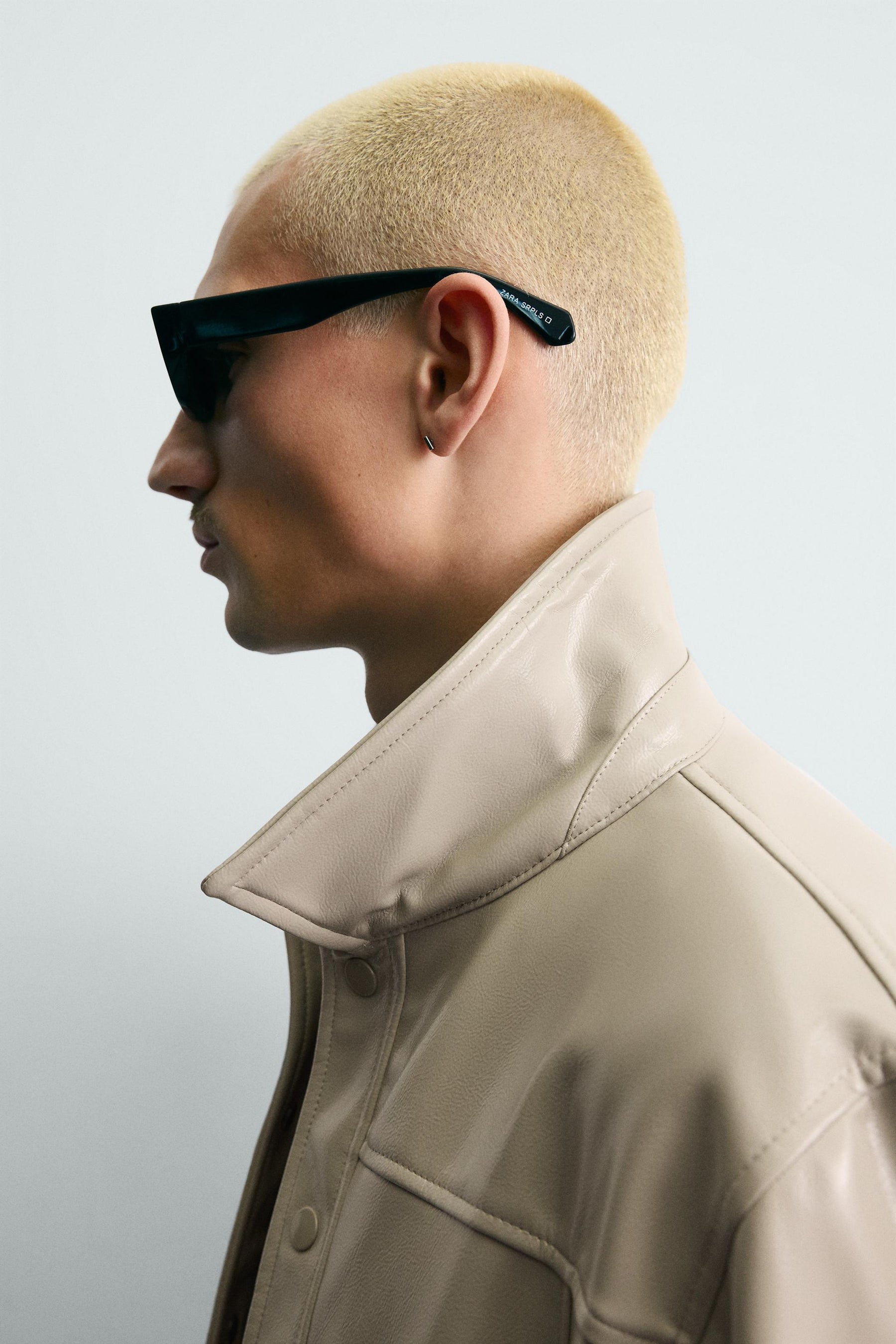 Vinyl-Look-Overshirt