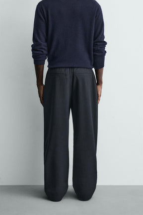 Striped Relaxed Trousers