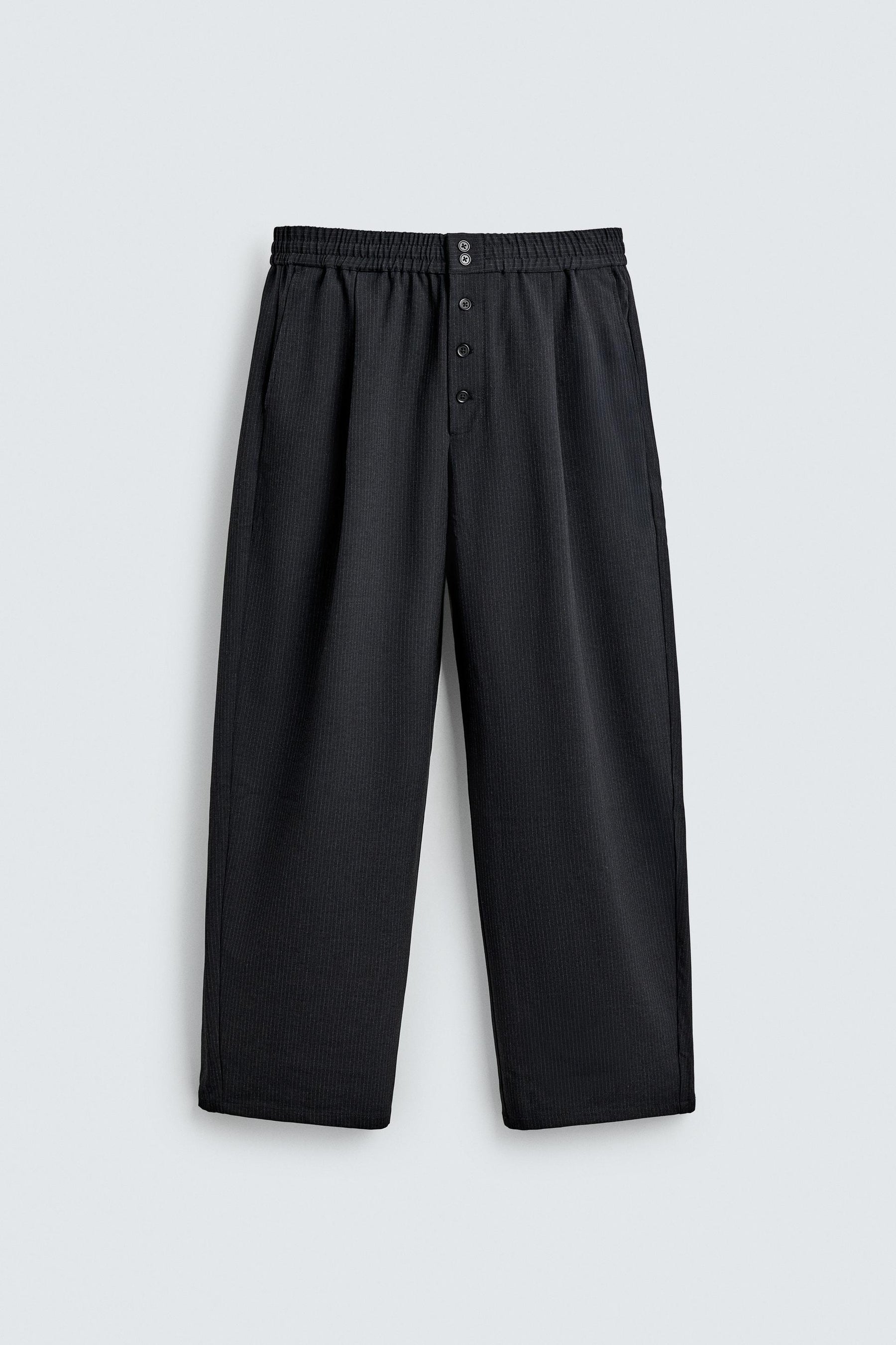 Striped Relaxed Trousers