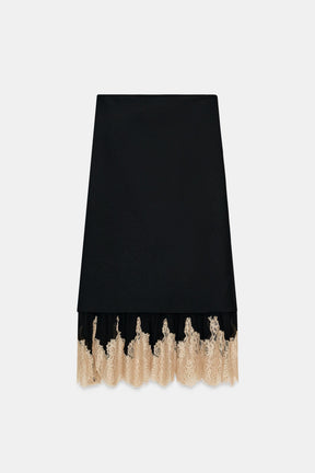 Lace Combined Skirt