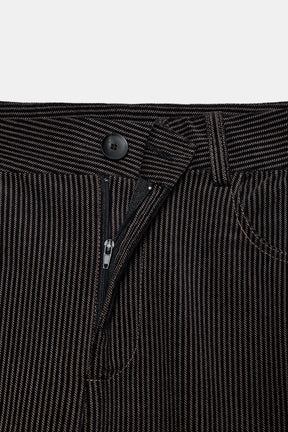 Striped Wide-Leg Trousers