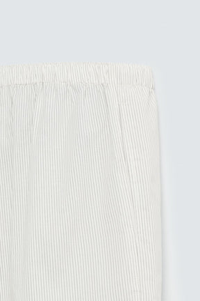 COTTON-HEMP STRIPED BERMUDA SHORTS - Image 9
