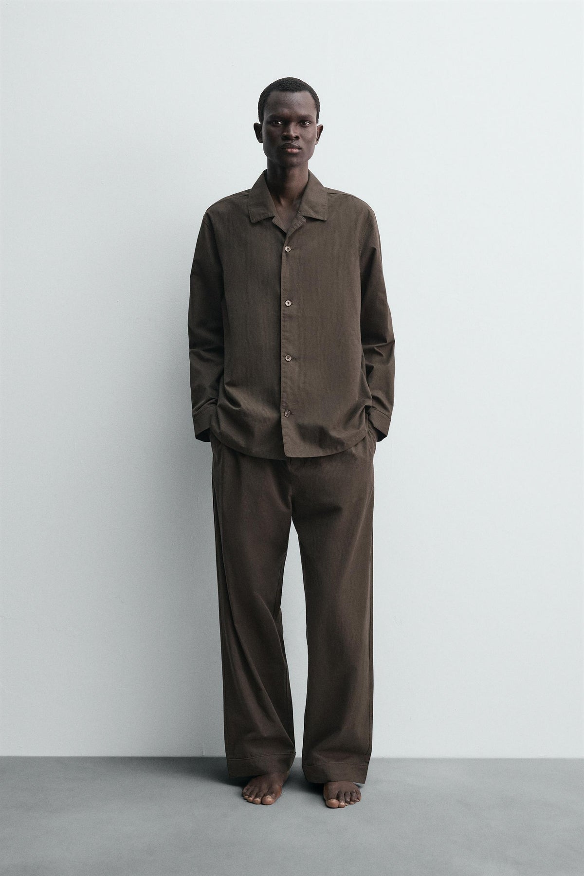 JACQUARD PYJAMA BOTTOMS - Image 1