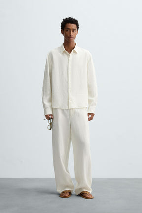 RELAXED FIT 100% HEMP SHIRT - Image 1