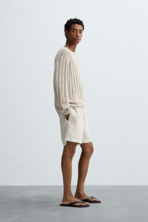 100% HEMP BERMUDA SHORTS - Image 4