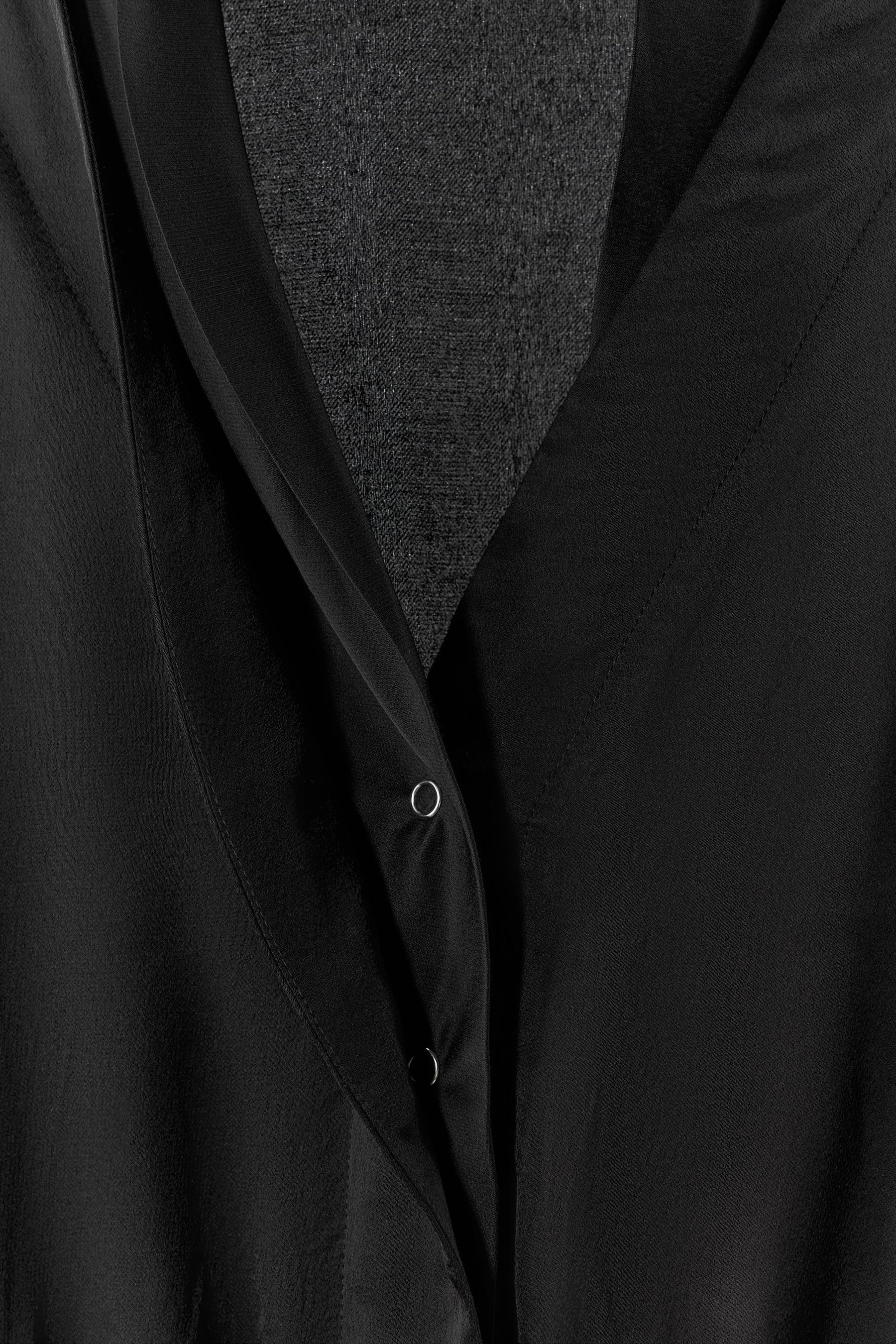 Satin Blazer Shirt