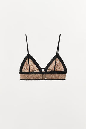 BH aus floral bestickter Spitze