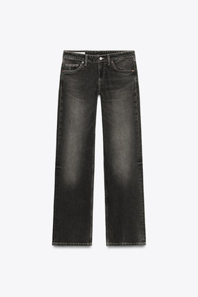Wide-Leg Denim Jeans