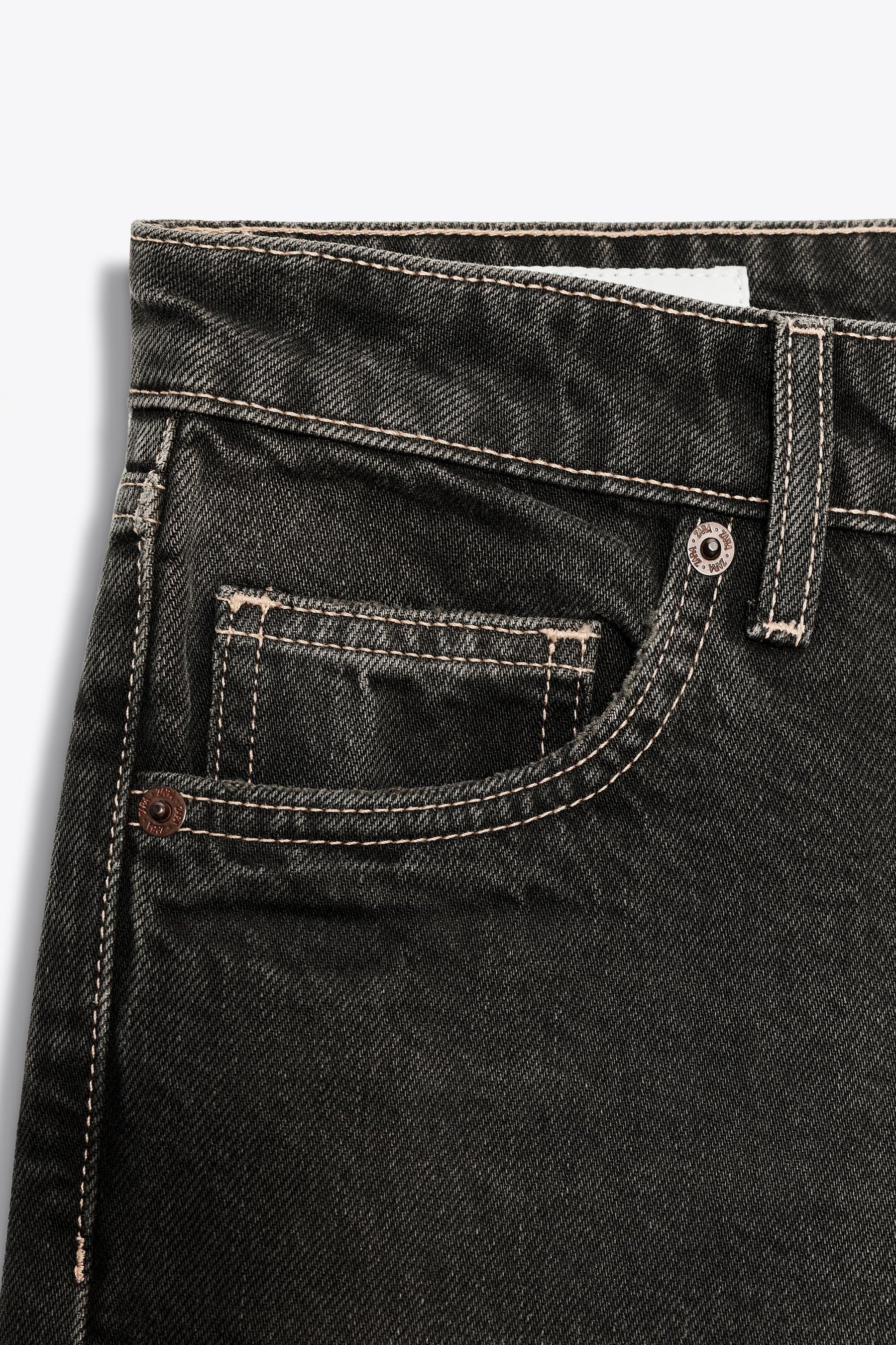 Wide-Leg Denim Jeans