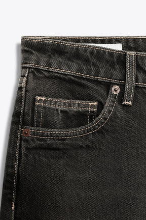Wide-Leg Denim Jeans