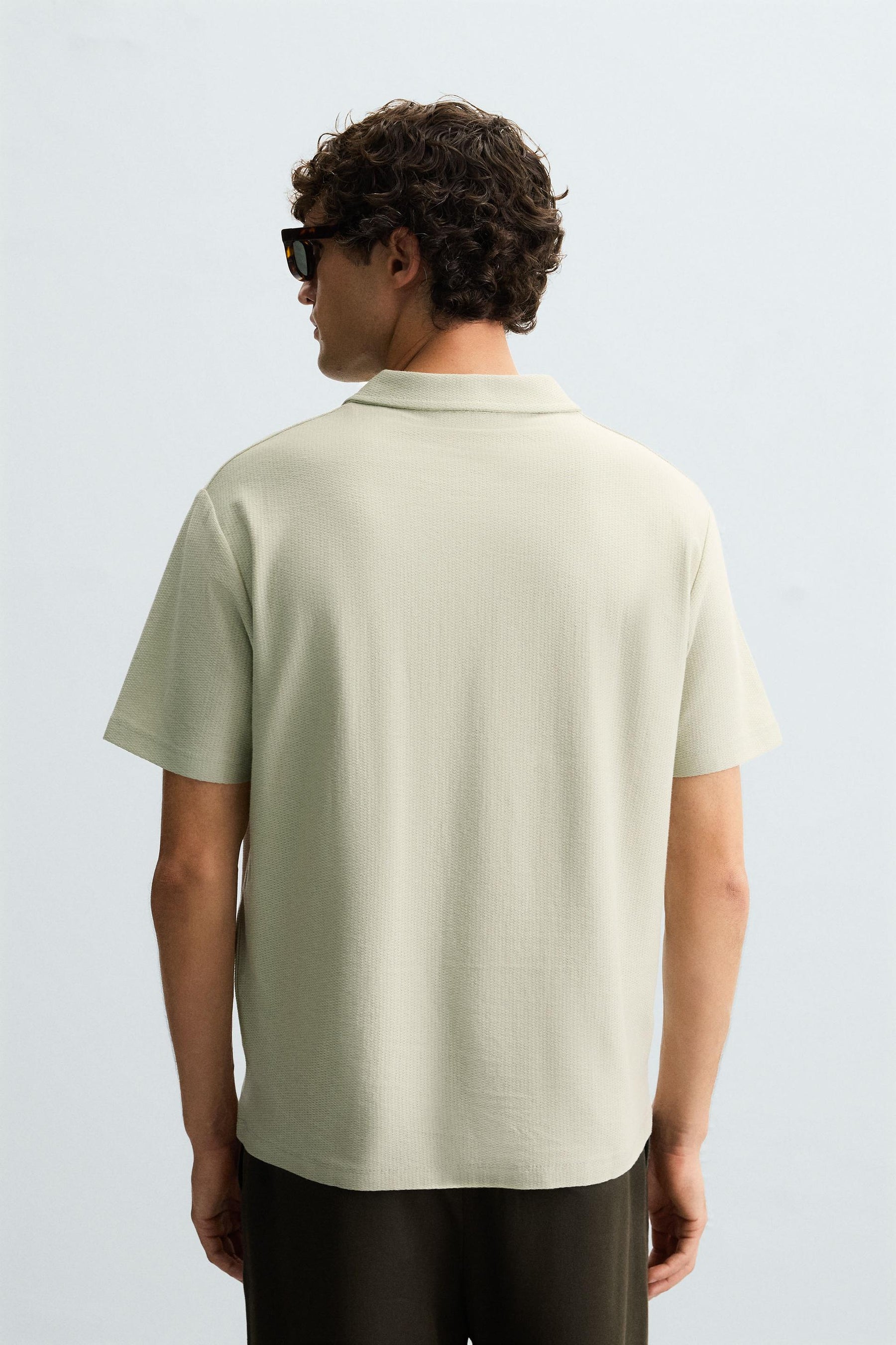 TEXTURED POLO SHIRT - Image 3