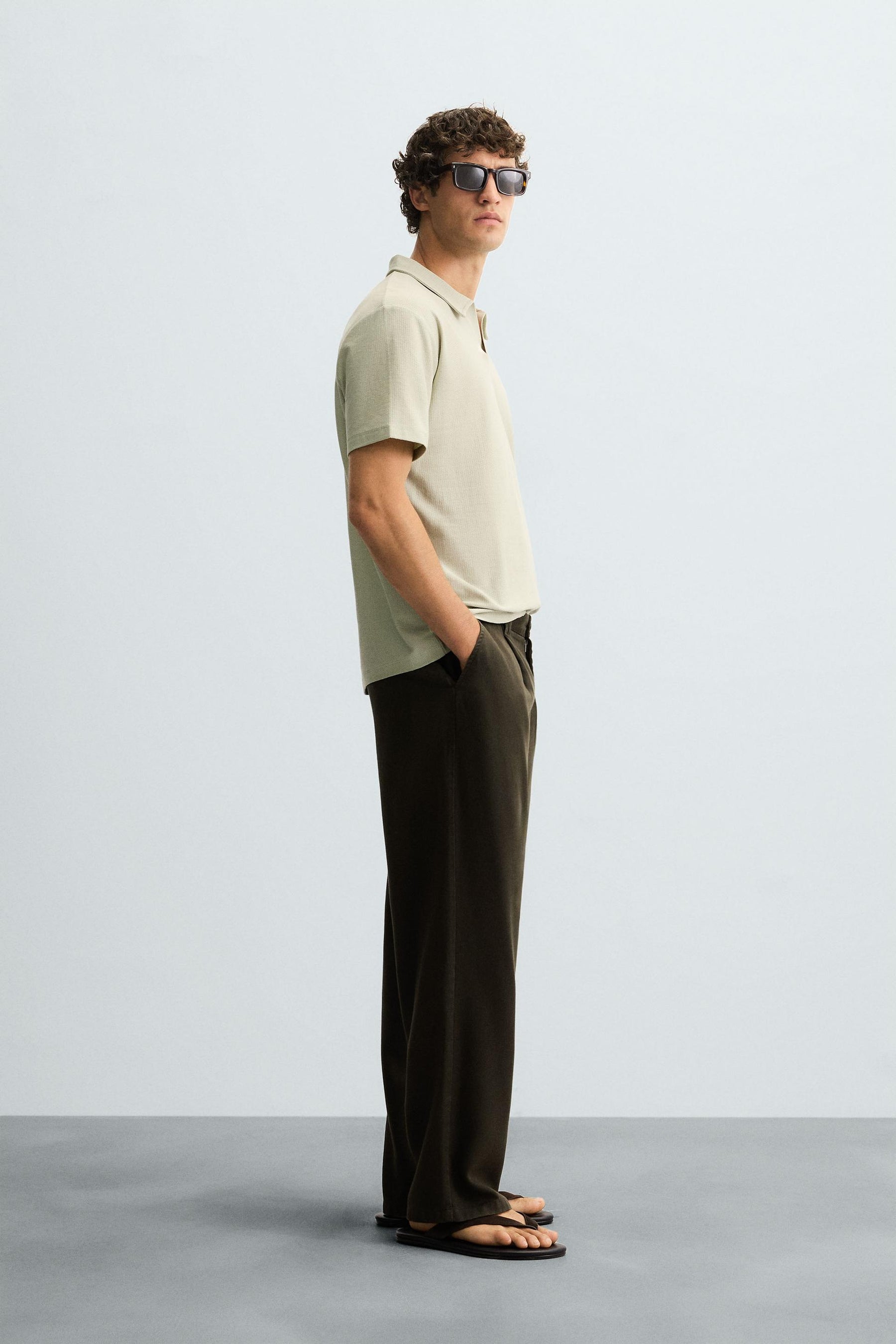 Textured Polo Shirt