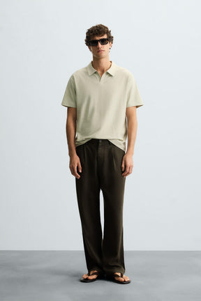 Textured Polo Shirt