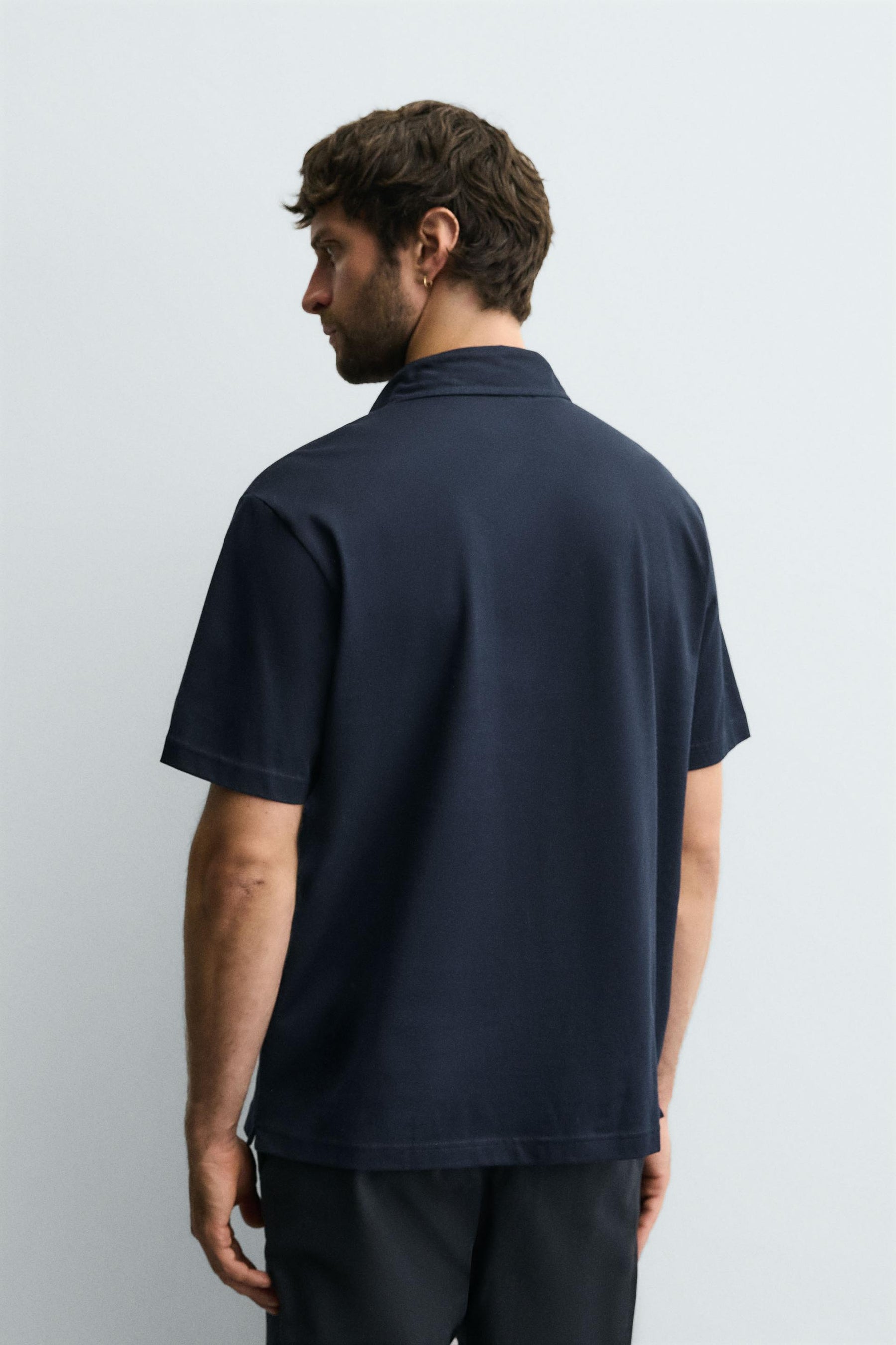 POLO SHIRT WITH MERCERISED FINISH - Image 3
