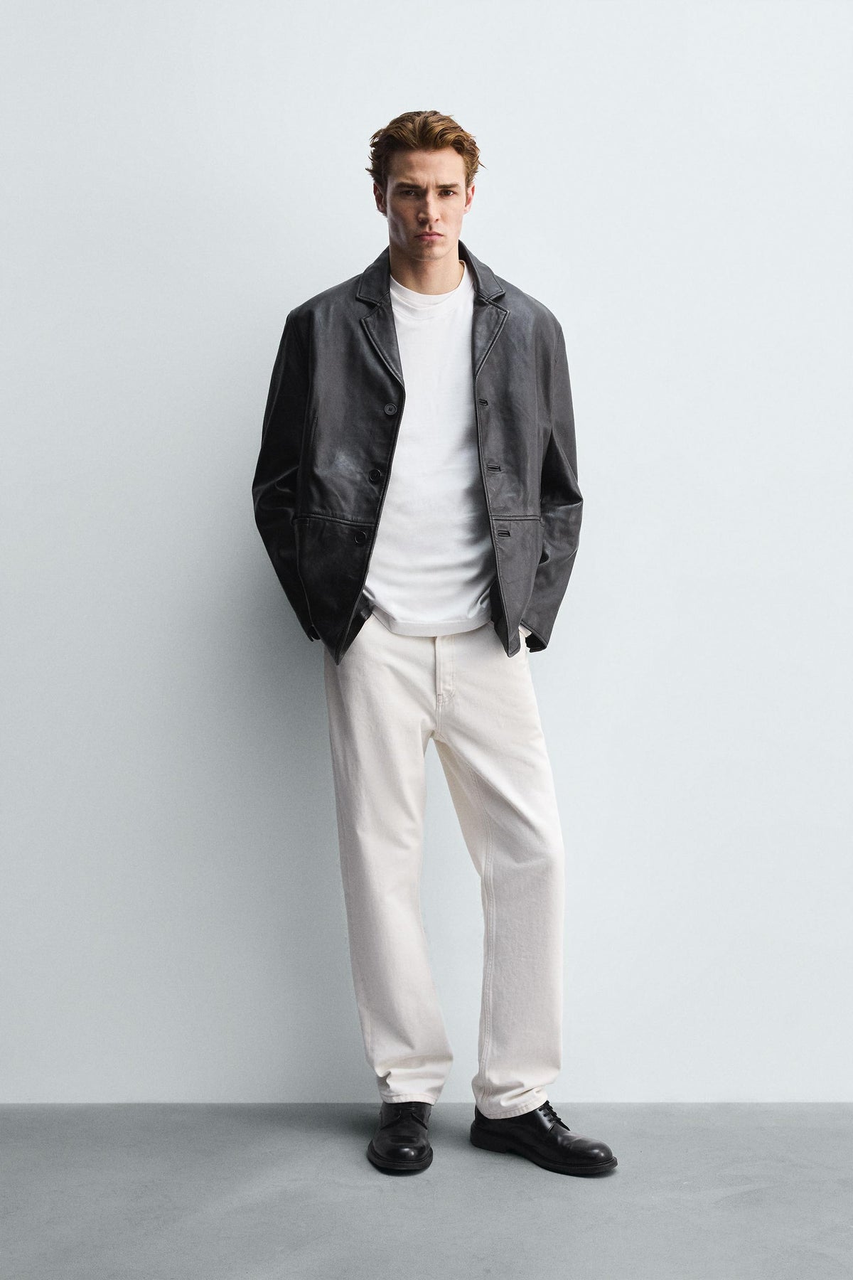 Leather Blazer