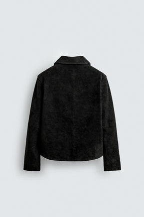 LEATHER SPLIT SUEDE JACKET - Image 5
