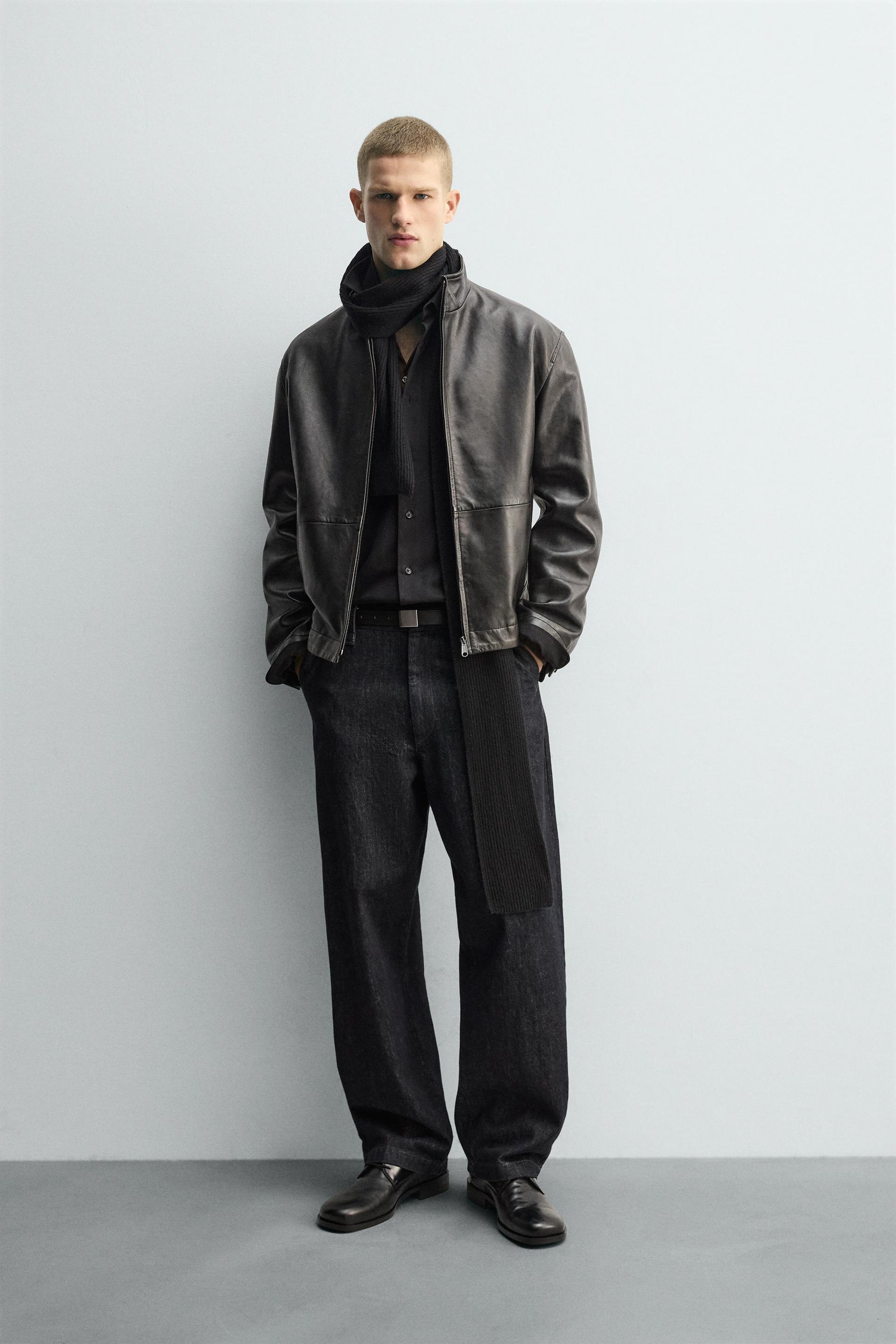 Relaxed Leather Jacket