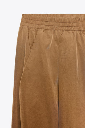 Balloon Trousers with Cuffs