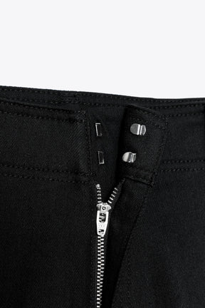 Wide-leg High-waist Jeans