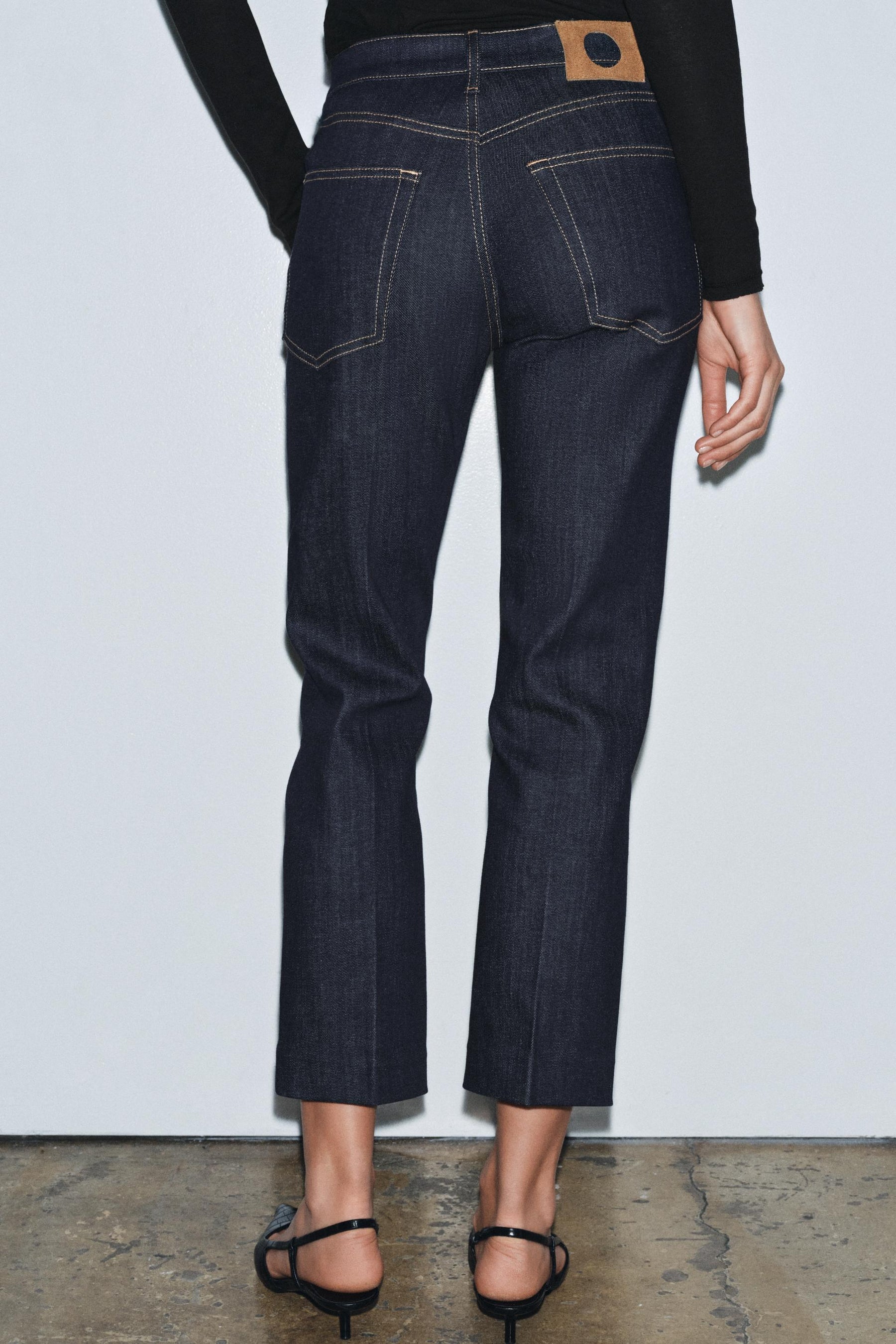Bootcut Mid-Waist Jeans