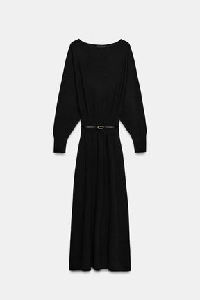 Belted Midi Dress