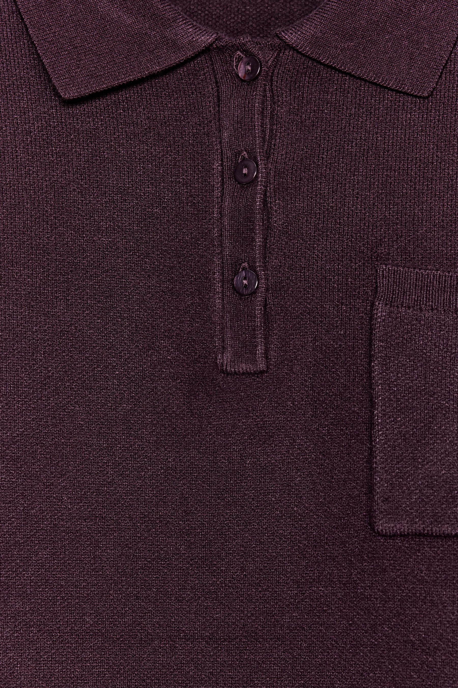 Knit Polo Shirt