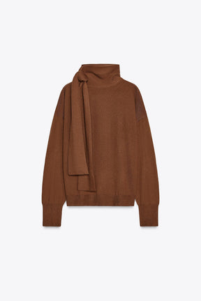 KNIT BOW JUMPER