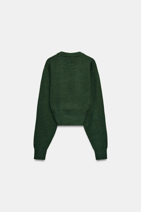 CROPPED KNIT JUMPER