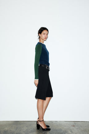 COLOUR BLOCK KNIT JUMPER - Image 3