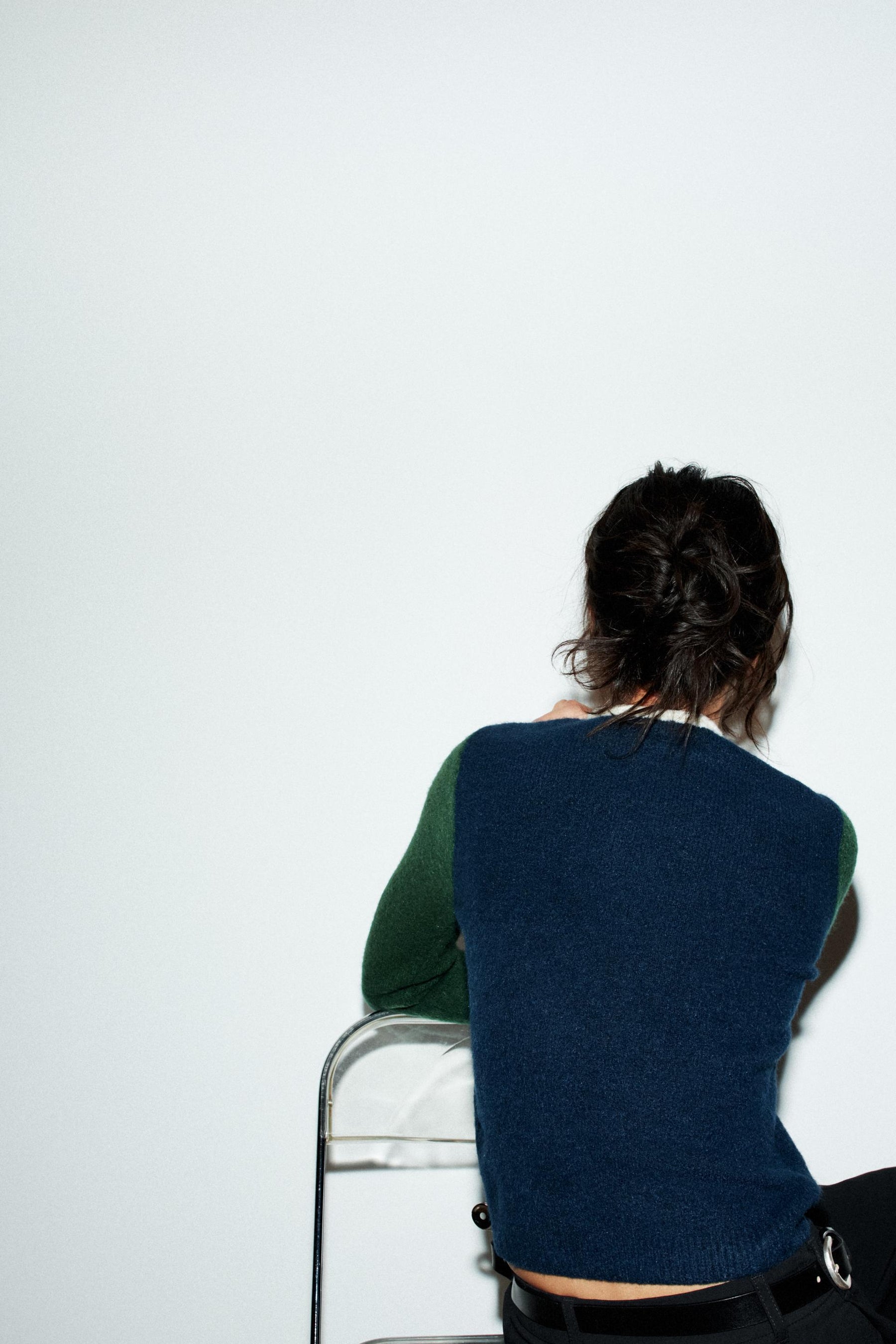 Colour Block Knit Jumper