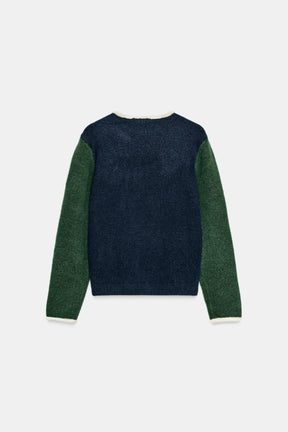 Colour Block Knit Jumper