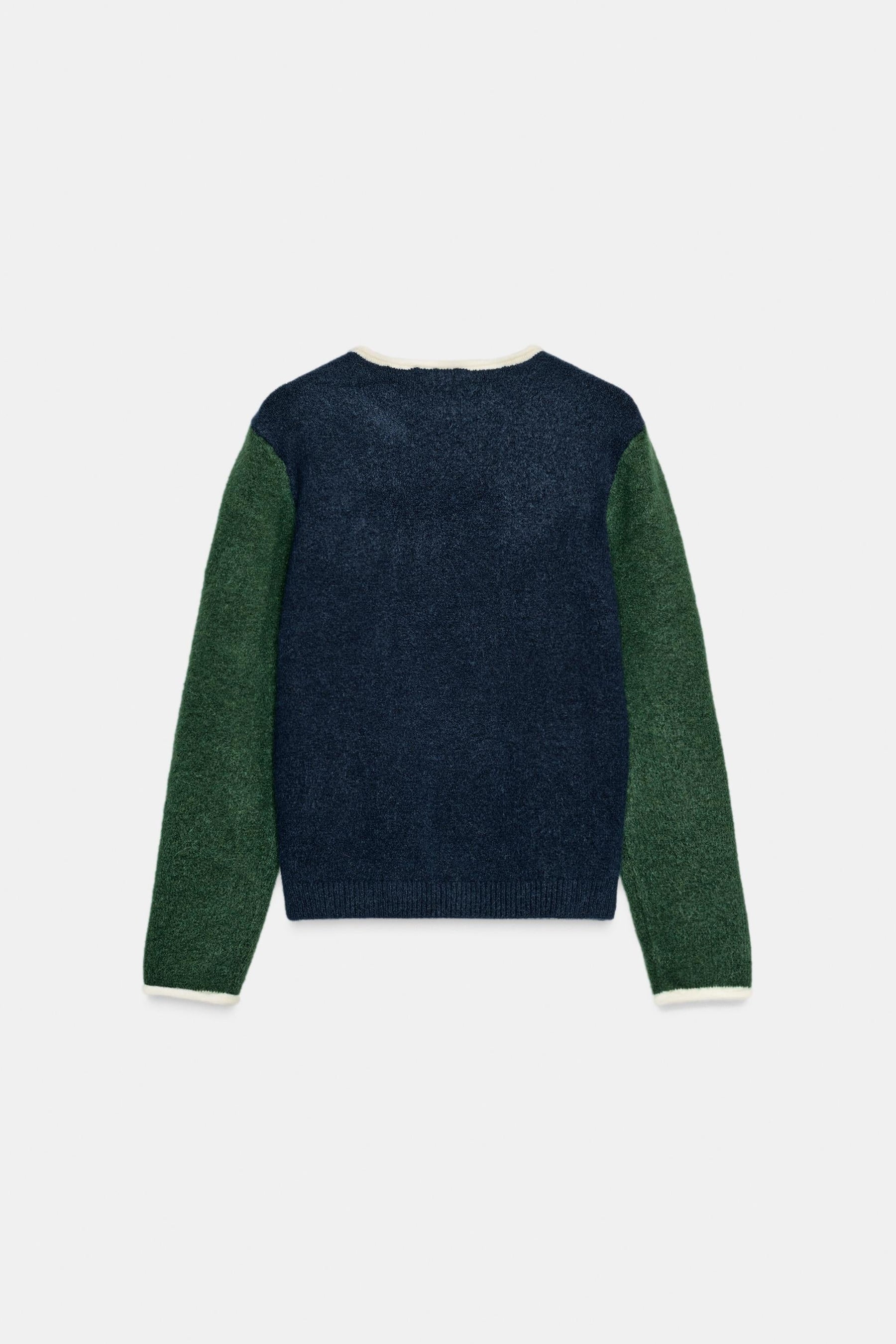 COLOUR BLOCK KNIT JUMPER - Image 7