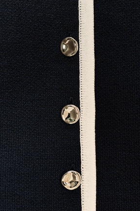 Kurzärmelige Strickjacke