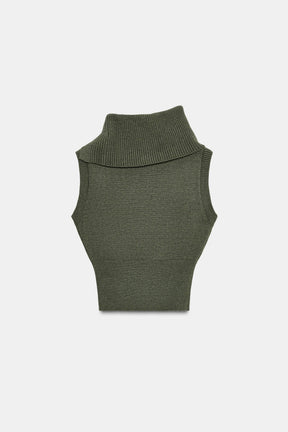 LAPEL KNIT TOP - Image 7