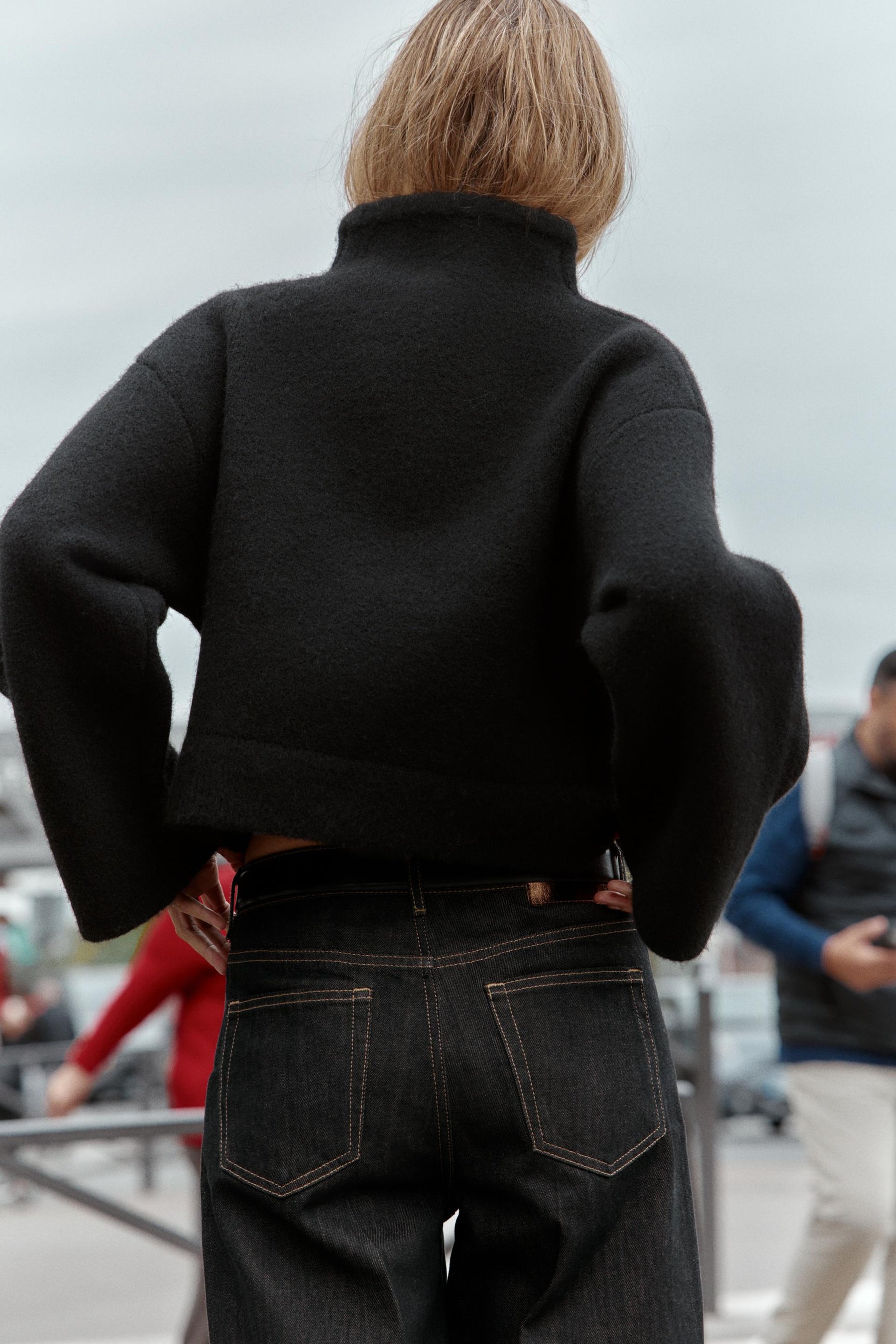 Double-Breasted Bomber Jacket