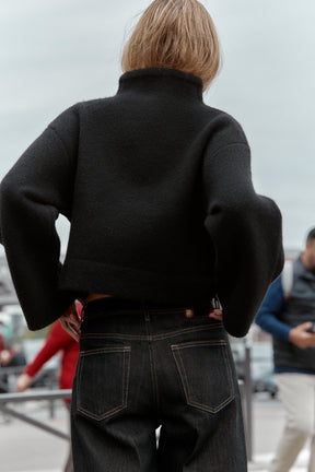 Double-Breasted Bomber Jacket