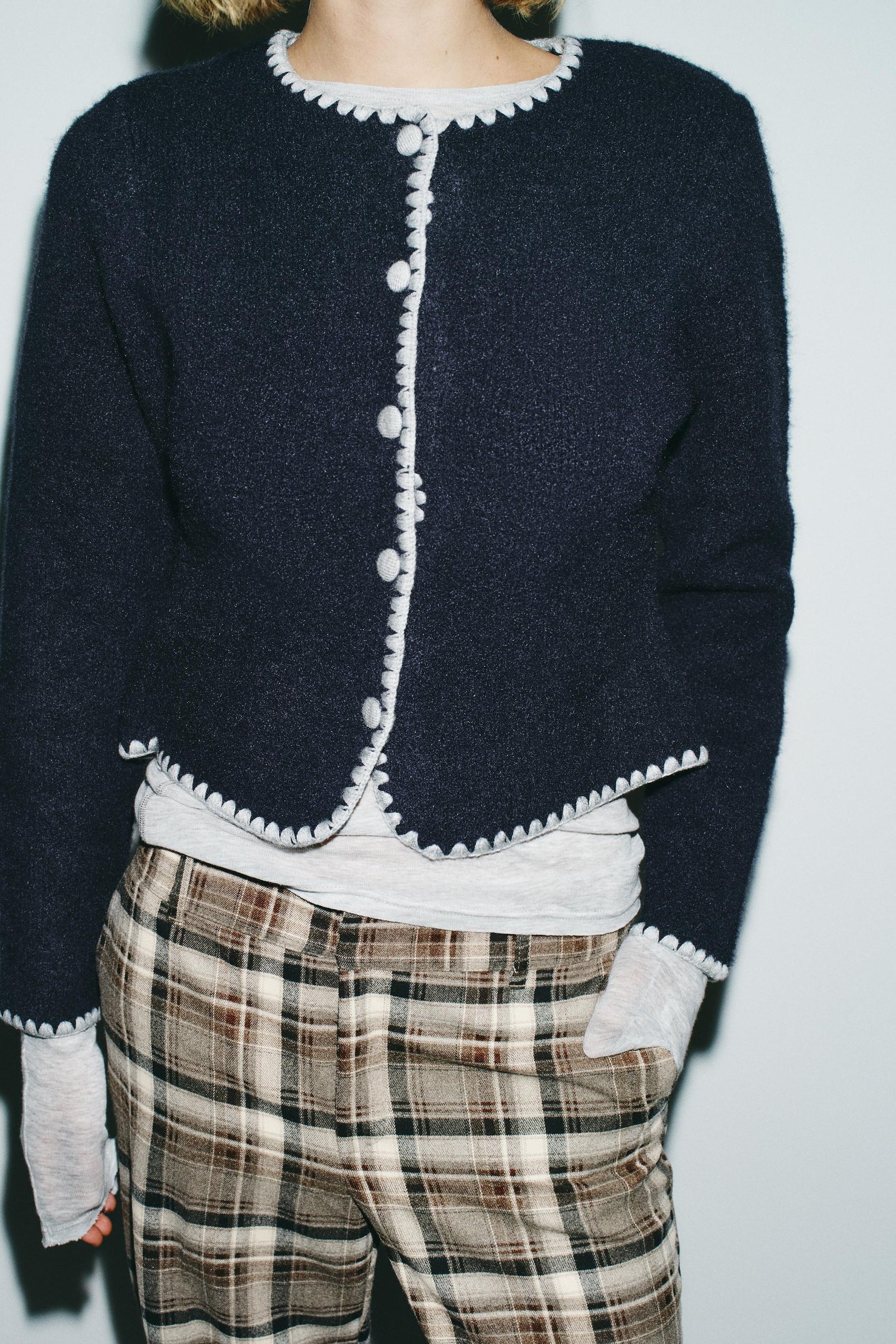 Embroidered Cardigan