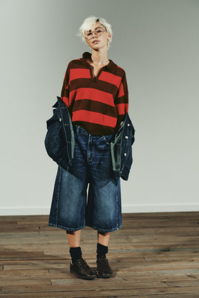 STRIPED KNIT SHIRT