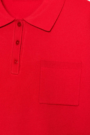 Knit Polo Shirt