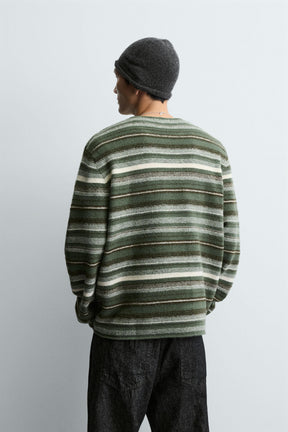 STRIPED JACQUARD JUMPER - Image 3