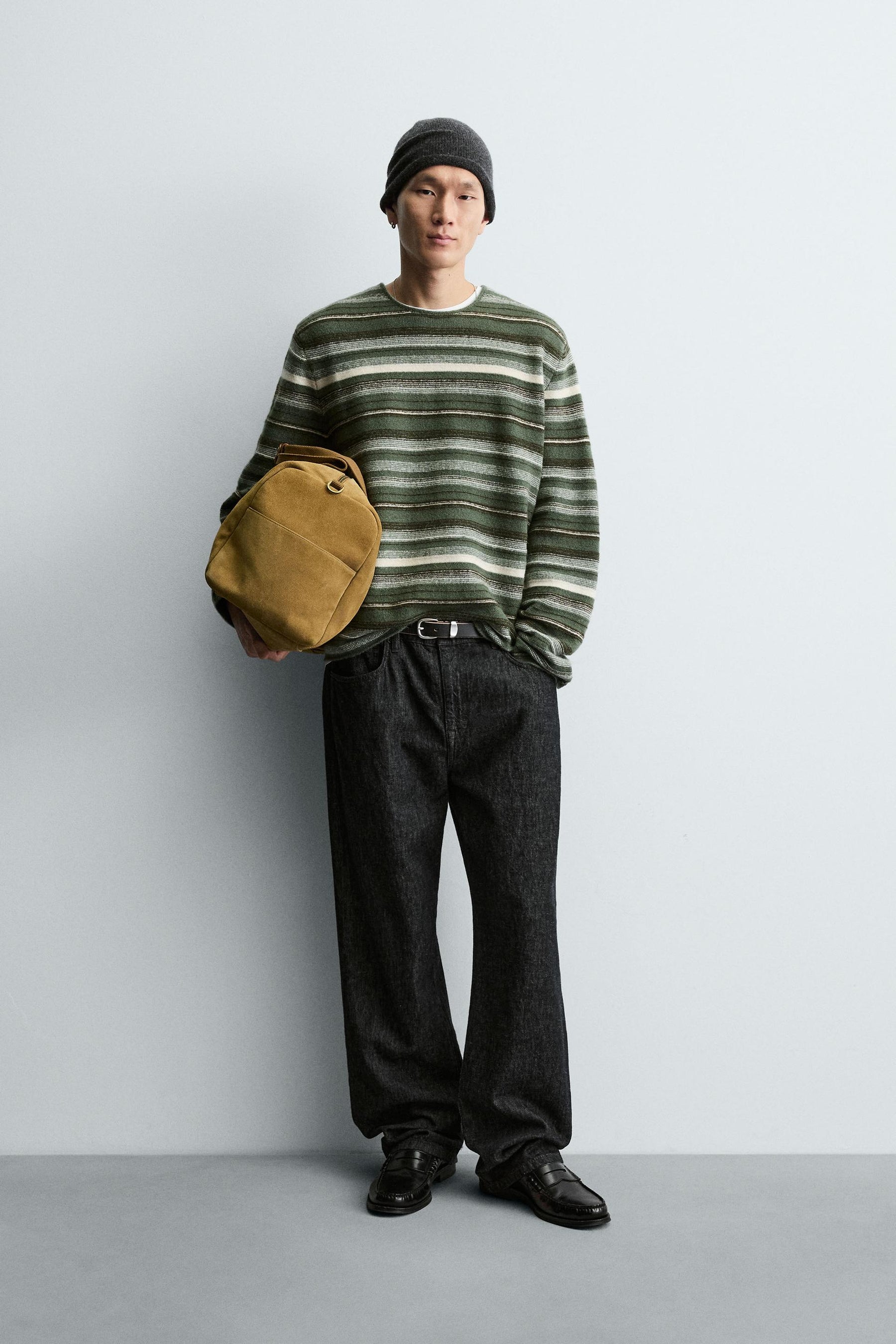 STRIPED JACQUARD JUMPER - Image 1