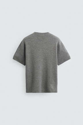 RELAXED FIT KNIT T-SHIRT - Image 7
