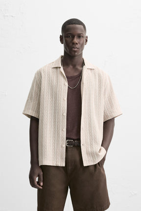 GEOMETRIC JACQUARD SHIRT - Image 2