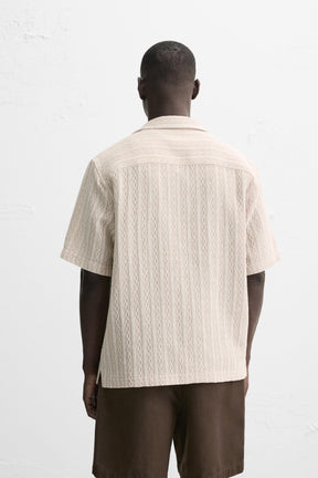 GEOMETRIC JACQUARD SHIRT - Image 3