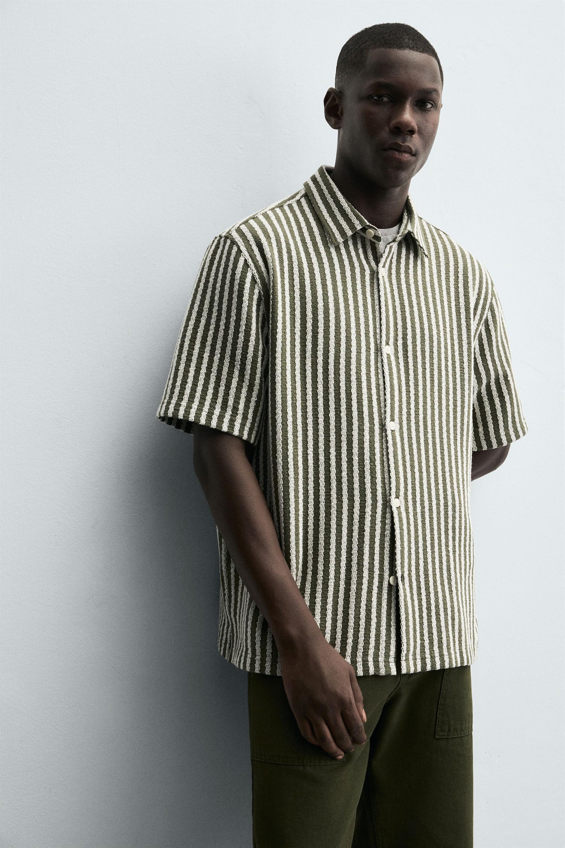 STRIPED JACQUARD SHIRT - Image 5