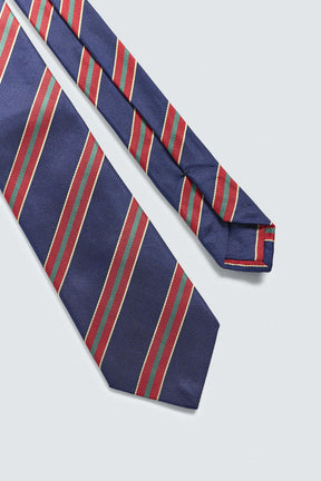 100% SILK STRIPED TIE - Image 4